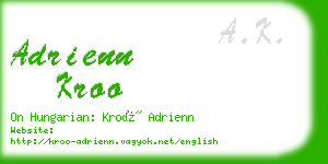 adrienn kroo business card